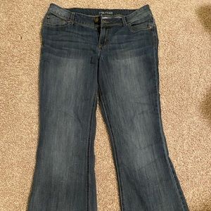 Maurices wide leg jeans.